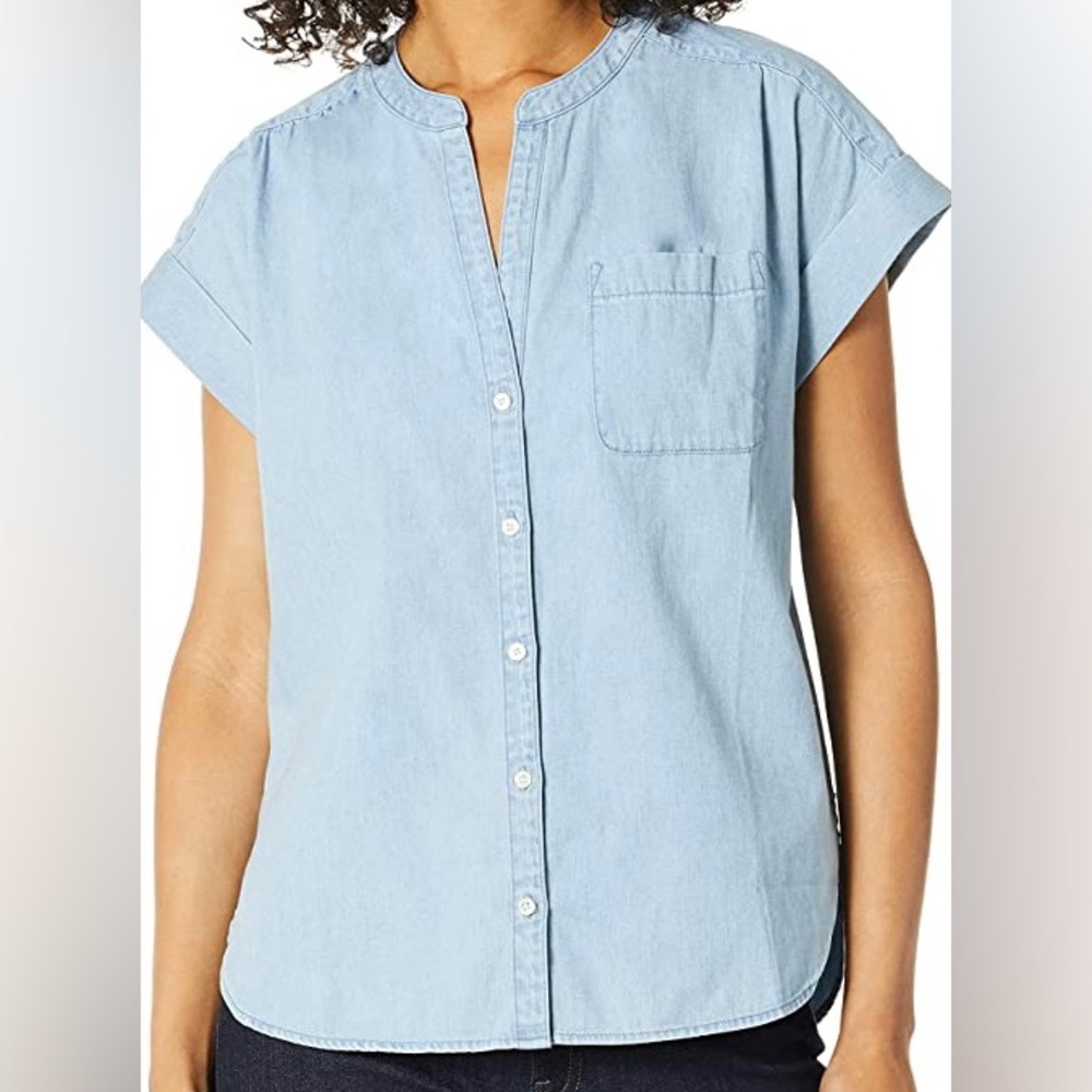 J. Crew Mercantile Chambray Camp Shirt